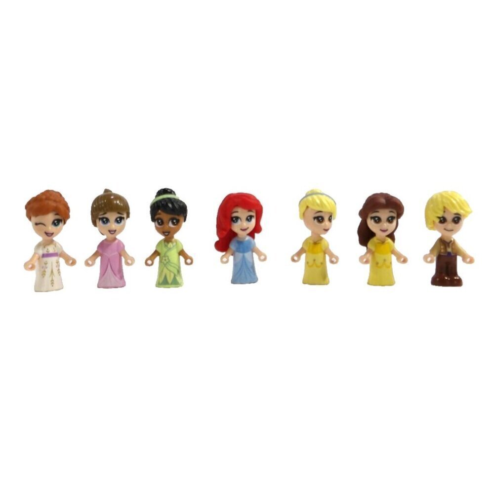LEGO mini figures 1" tall set of seven DISNEY Princesses